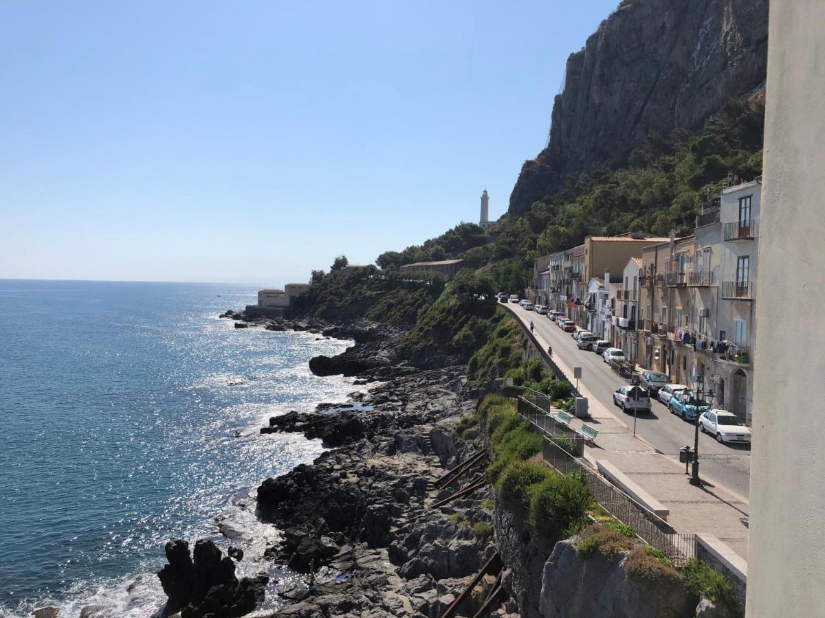 La Casa Sulla Scogliera Lägenhet Cefalù Exteriör bild