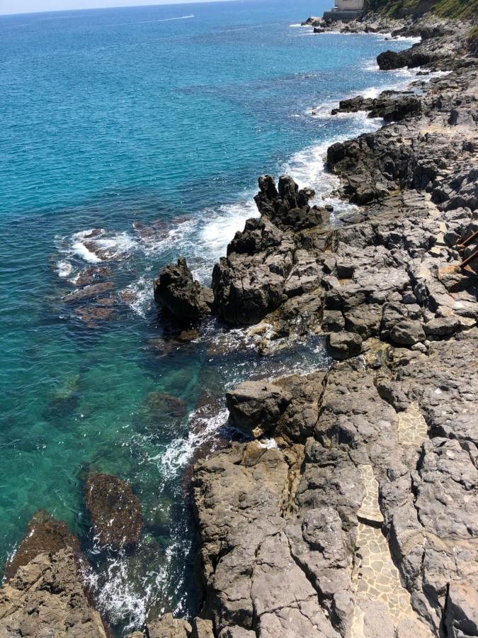 La Casa Sulla Scogliera Lägenhet Cefalù Exteriör bild